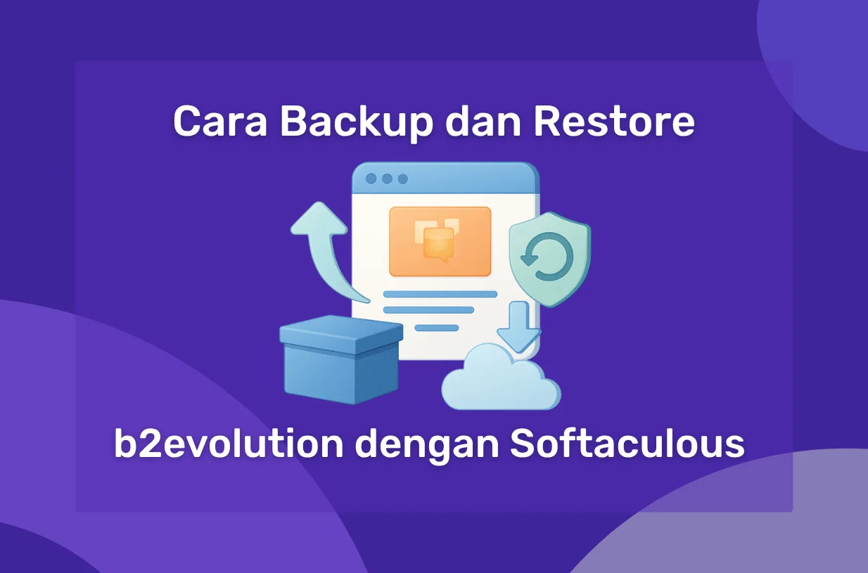 Cara Backup dan Restore b2evolution dengan Softaculous