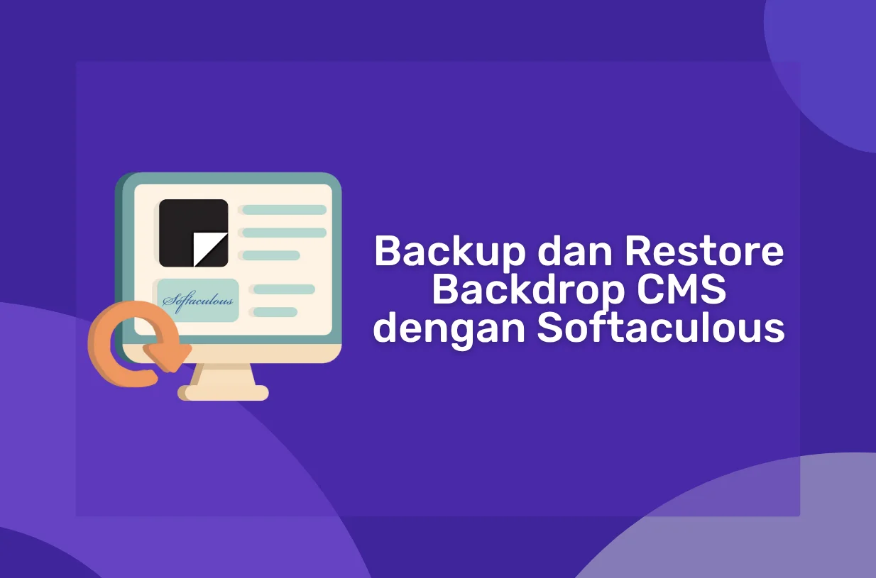 Cara Backup dan Restore Backdrop CMS dengan Softaculous