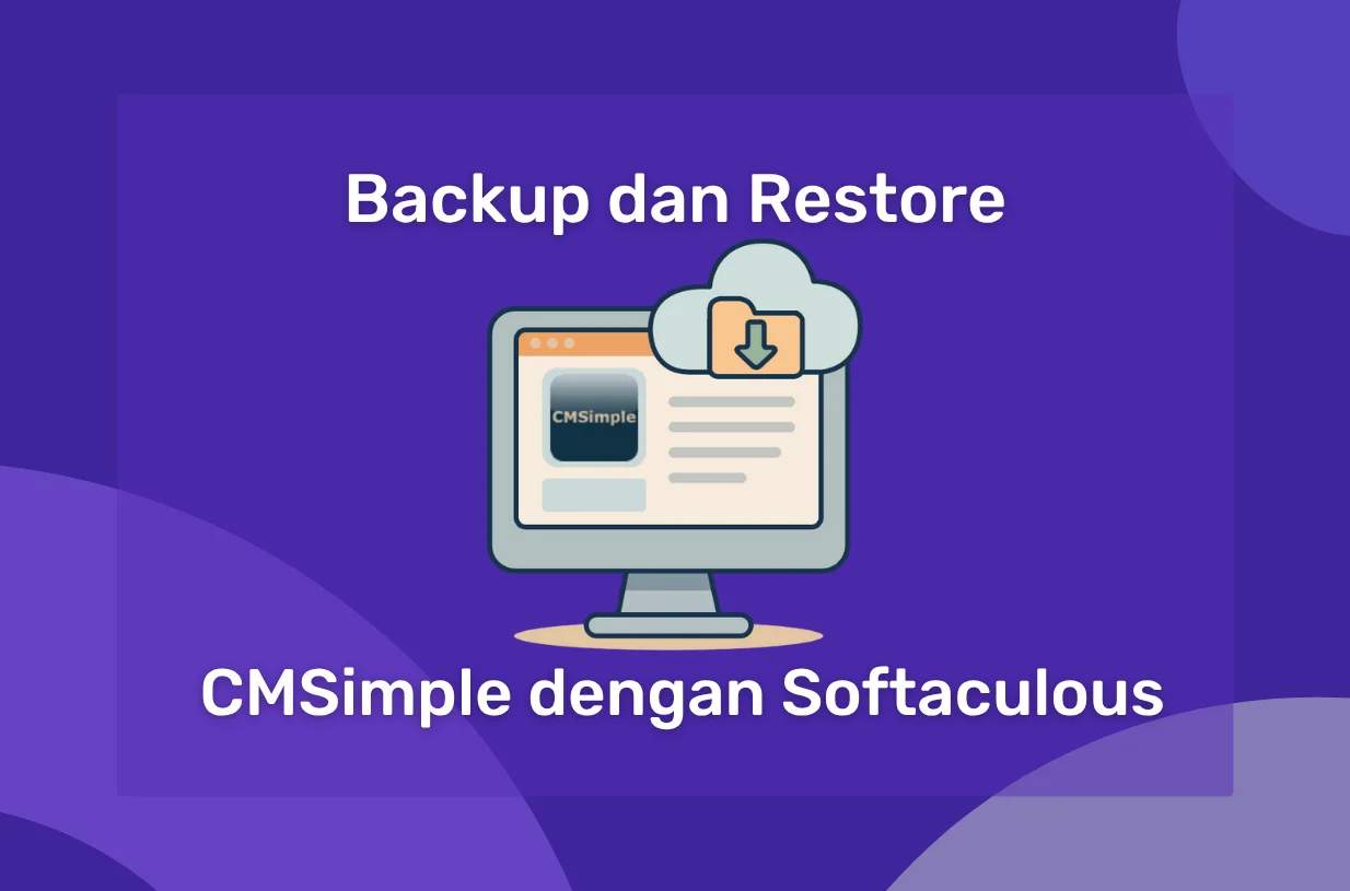 Cara Backup dan Restore CMSimple dengan Softaculous