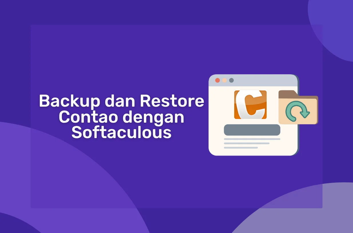 Cara Backup dan Restore Contao dengan Softaculous