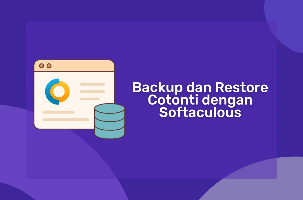 Cara Backup dan Restore Cotonti dengan Softaculous