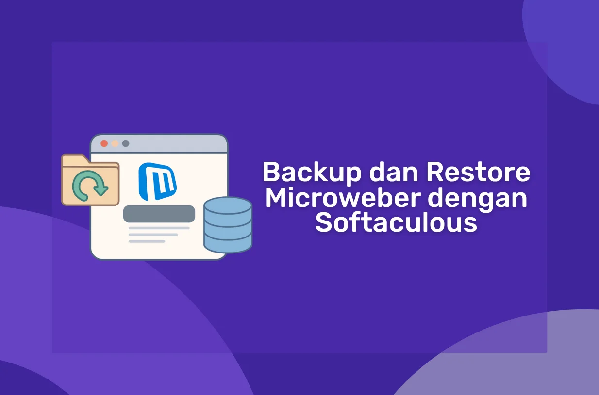Cara Backup dan Restore Microweber dengan Softaculous