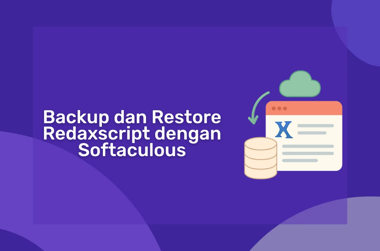 Cara Backup dan Restore Redaxscript dengan Softaculous