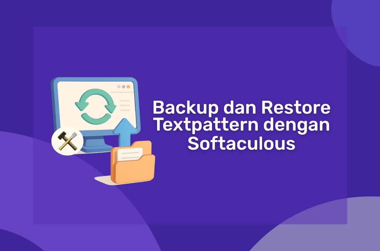 Cara Backup dan Restore Textpattern dengan Softaculous