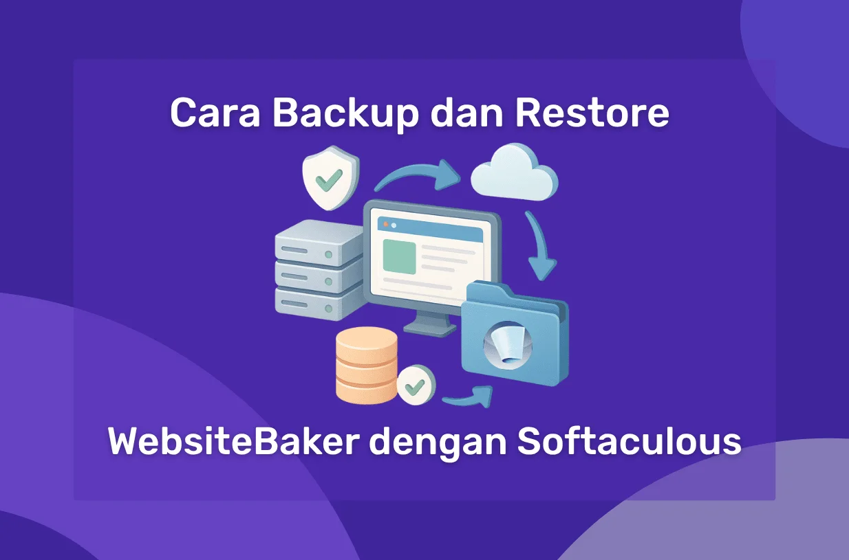 Cara Backup dan Restore WebsiteBaker dengan Softaculous