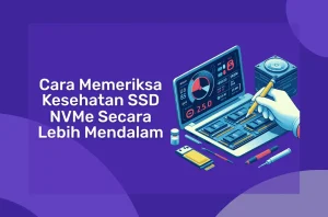 cara memeriksa kesehatan SSD NVMe secara lebih mendalam